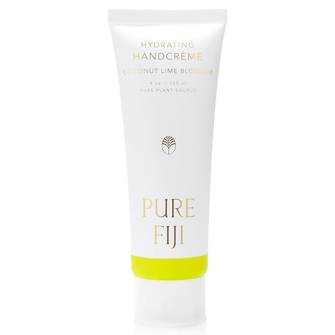 PURE FIJI Hydrating Hand Crème, Coconut Lime Blossom (4 oz/120ml) - Bloomnest