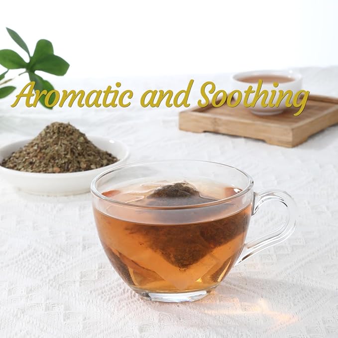 Premium 100 Linden Tea Bags, Made with 100% Natural Linden Tilo Leaves & Flowers, Support Respiratory & Boost Immune System, Caffeine Free. - Bloomnest