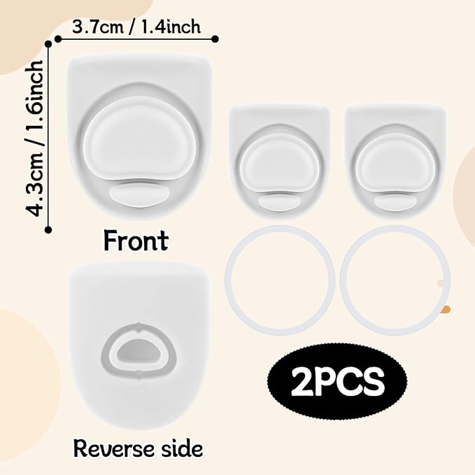 2 Sets Replacement Stopper and O Ring Gasket Compatible with Owala FreeSip 24oz 32oz,Water Bottle Lid Insert Cap Rubber Seal Parts for Owala 16/19/24/32/40oz Mouthpiece Accessories F2 Frokolla