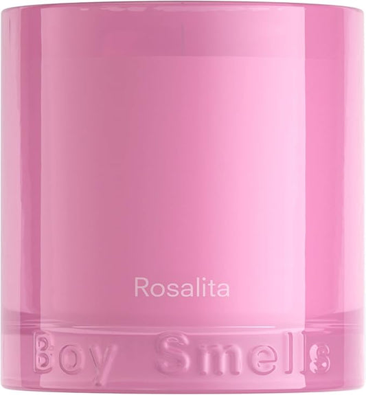 Boy Smells Rosalita Rose Scented Candle - 8.5 oz - Luxury Candle with Leather and Tangerine - Up to 50-Hour Burn - Cotton Wick - Bloomnest