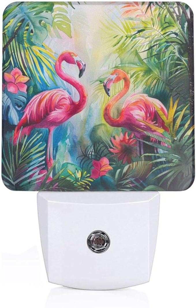 Led Night Light, Flamingo Decorative Plug in Nightlights,with Smart Auto Dusk to Dawn Night Light for Bedroom, Kitchen, Nursery, Bathroom - Bloomnest