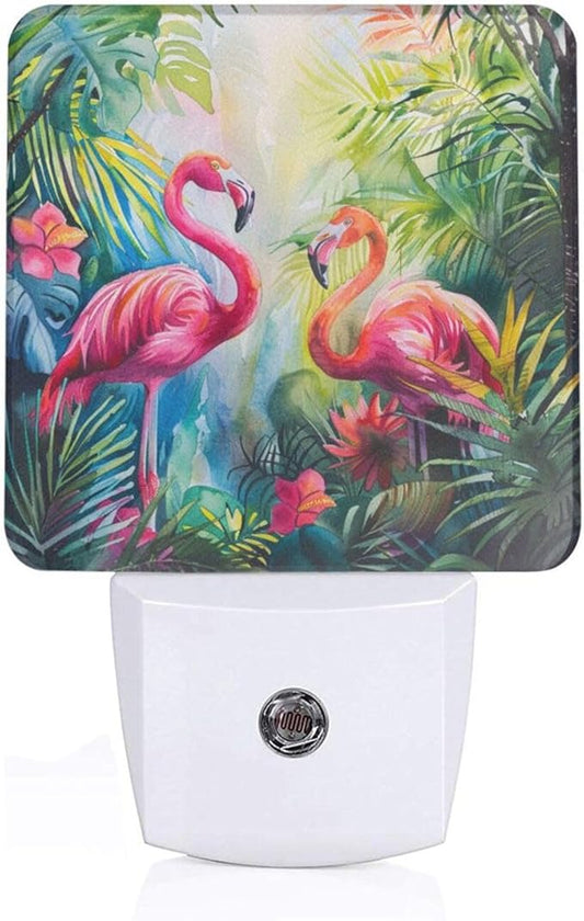 Led Night Light, Flamingo Decorative Plug in Nightlights,with Smart Auto Dusk to Dawn Night Light for Bedroom, Kitchen, Nursery, Bathroom - Bloomnest