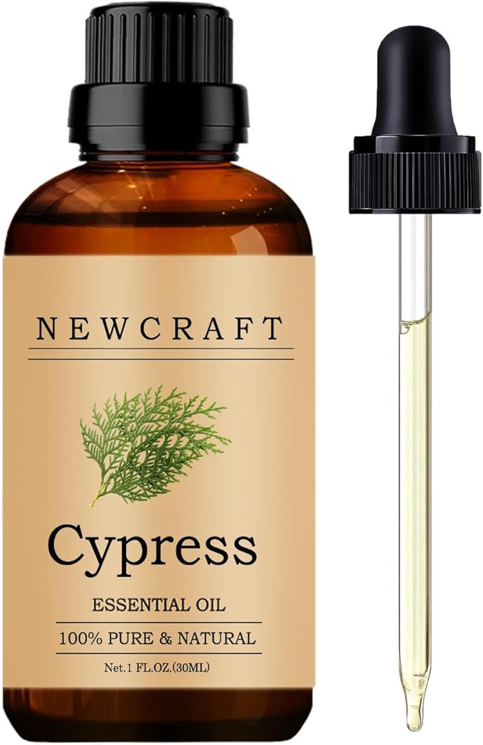 Cypress Essential Oils, 100% Pure and Natural Essential Oil for Aromatherapy Diffuser - Cypress/1 Fl Oz NewCraft