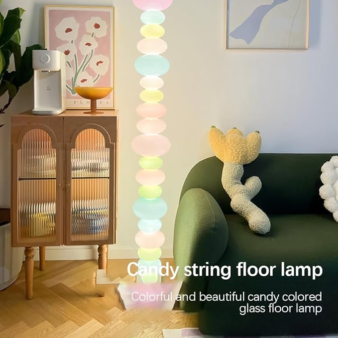 Nordic Children Floor Lamp Color Modern Family Iiving Room Bedroom Creativity LED Decorative Atmosphere (N) - Bloomnest