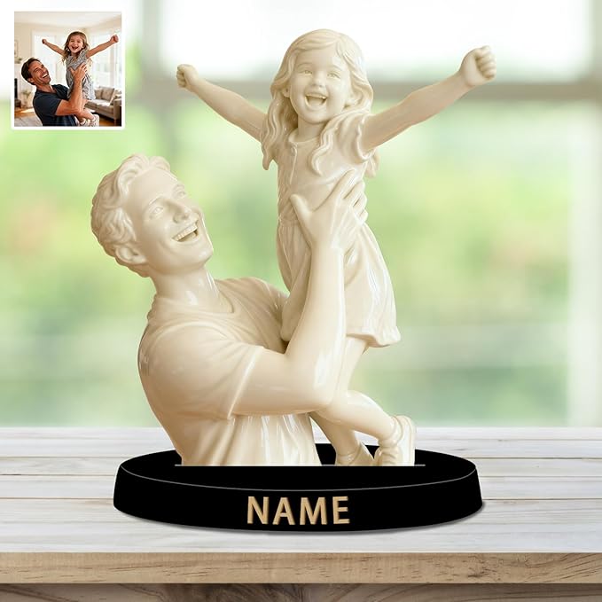 Custom Photo Painting Style Desk Decor Photo Frame Sign Plaque 2D Flat Printing, Personalzied Picture Painting Art Style Picture Frame for Couple Wedding Family Anniversary Birthday Gifts ﻿ - Bloomnest