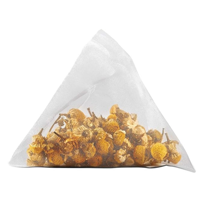 Two Leaves and a Bud Organic Chamomile Tea Bags, Naturally Caffeine Free, Whole Leaf Herbal Chamomile Tea in Compostable Sachets, 100 Count (Pack of 1) - Bloomnest