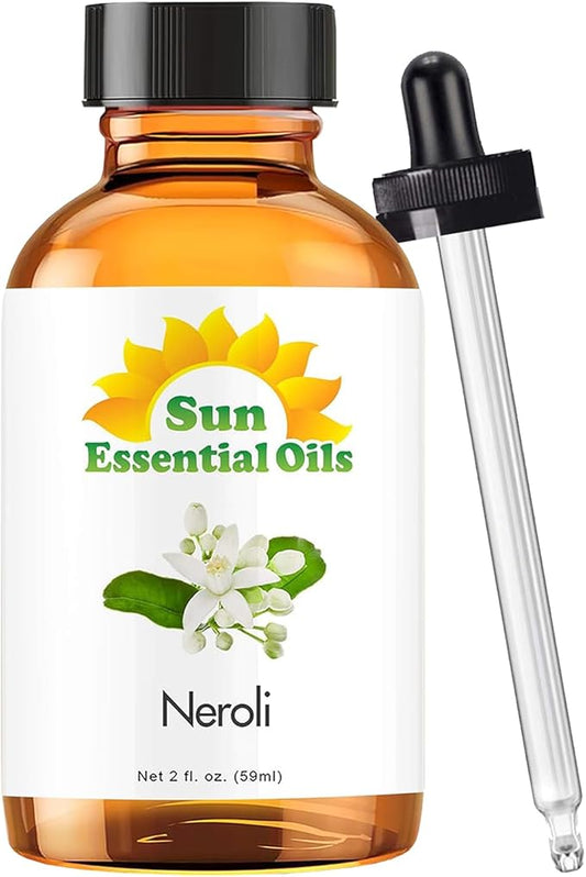 Sun Essential Oils Neroli Essential Oil 2 oz - Neroli Aromatherapy Oil - Bloomnest
