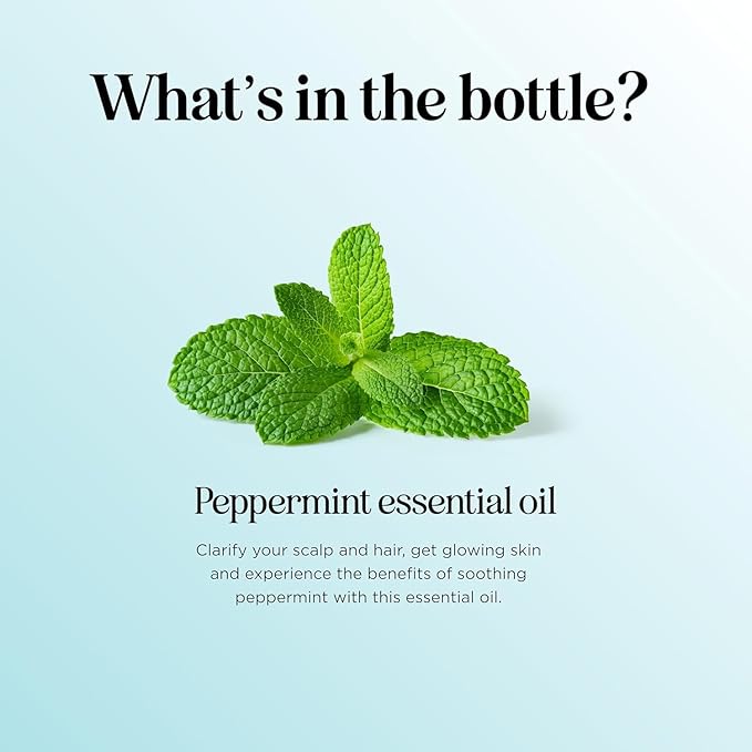 Peppermint Essential Oil for Diffuser Aromatherapy - 100% Pure Peppermint Oil for Hair Skin and Nails Plus Undiluted Refreshing Aromatherapy Essential Oil for Diffusers Baths and Topical Uses 4oz - Bloomnest