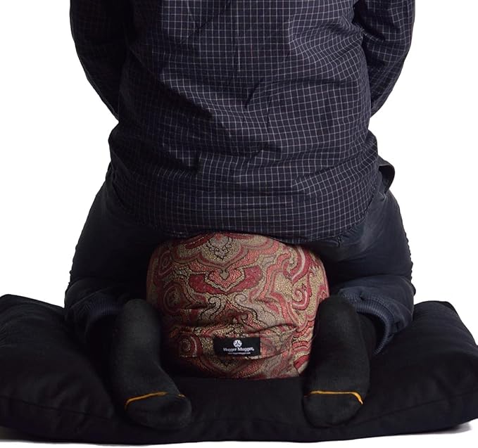 Hugger Mugger Zabuton Meditation Pillow and Harness (Plum) - Bloomnest