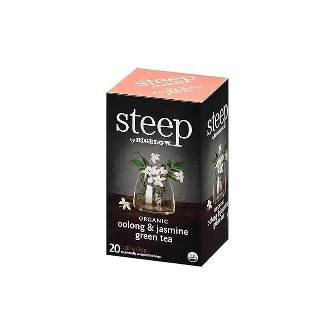 Steep Oolong and Jasmine Tea Bags, 20/Box (17714) - Bloomnest
