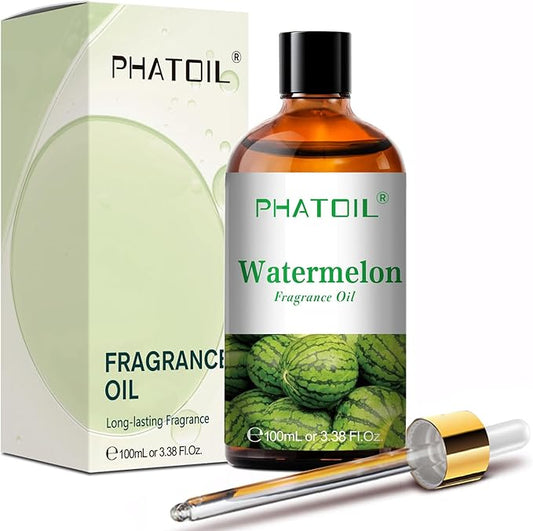 PHATOIL Watermelon Fragrance Oils for Aromatherapy, 3.38FL.OZ Diffuser Oils for Home, Perfect for Aromatherapy, Humidifiers, Yoga, DIY Candle and Soap Making - 100ml - Bloomnest