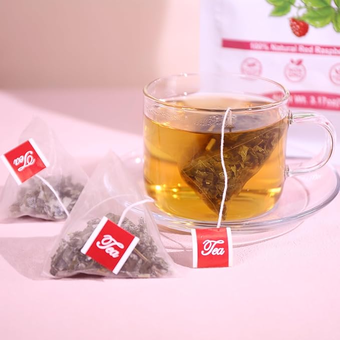 TEARELAE - Raspberry Leaf Tea - 1.5g x 60 Count - Premium Red Raspberry Leaves Tea Bags - Promote a Healthy Pregnancy, Ease Menstrual Cramp - Non-GMO - Caffeine-Free - Bloomnest