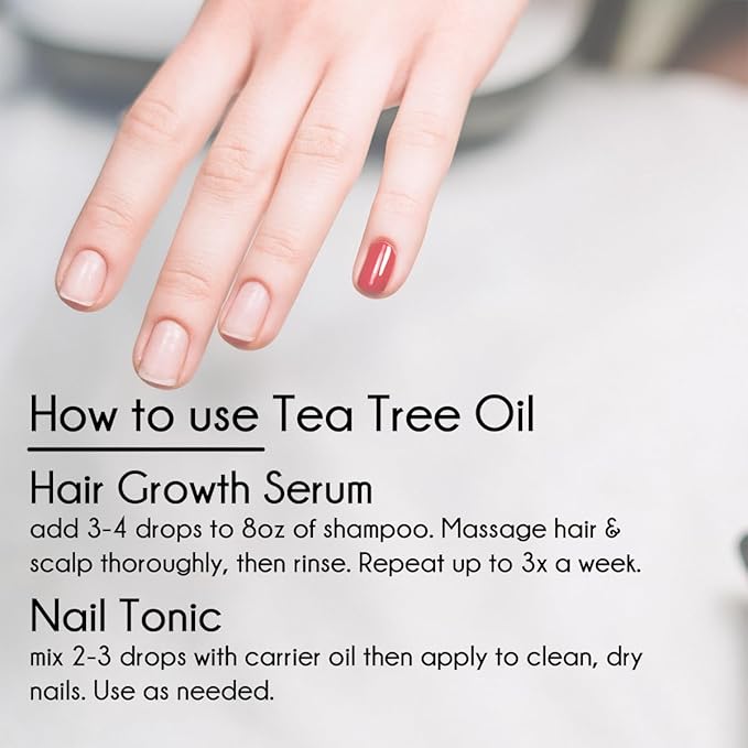 GreenHealth Tea Tree Essential Oil 15 ml - 100% Pure Essential Oil