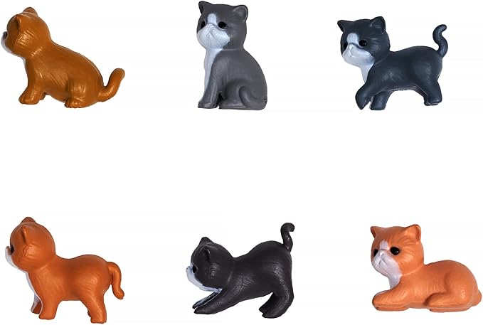 Spa Pure Kittens in Basket: 6 Adorable Kittens Hiding Inside Each Colorful Bath Bomb, XL 5 oz Each (6 Count) Pack of 1, Multicolor - Bloomnest