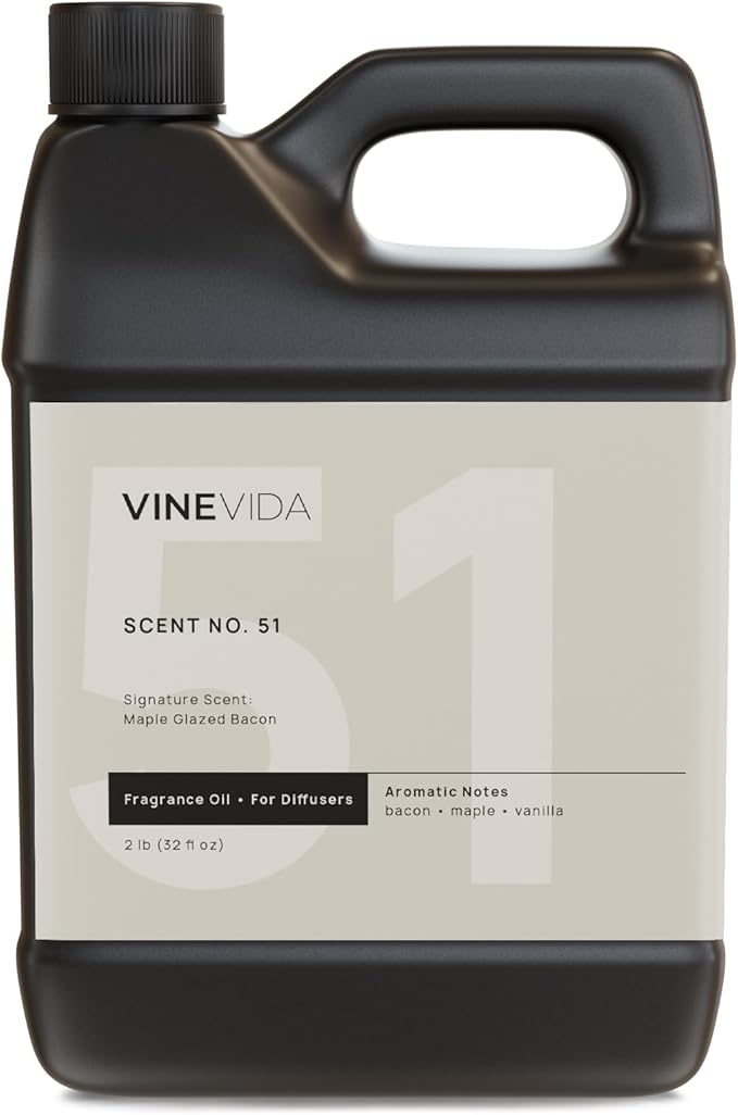 VINEVIDA [32 Fl Oz] Maple Glazed Bacon Fragrance Oil for Cold Air Diffusers, Essential Oils for Diffuser Oil Refill & Air Freshener Room Spray - Bloomnest