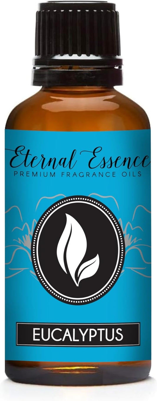 Eternal Essence Oils Eucalyptus 30ml Premium Fragrance Oil - for Candle, Soap Making, Aromatherapy, Diffusers, Home Care, & Humidifiers EternalEssenceOils