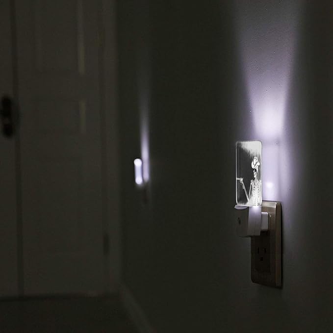 Led Night Light, Funny Gothic Skull Cowboy Decorative Plug in Nightlights,with Smart Auto Dusk to Dawn Night Light for Bedroom, Kitchen, Nursery, Bathroom - Bloomnest
