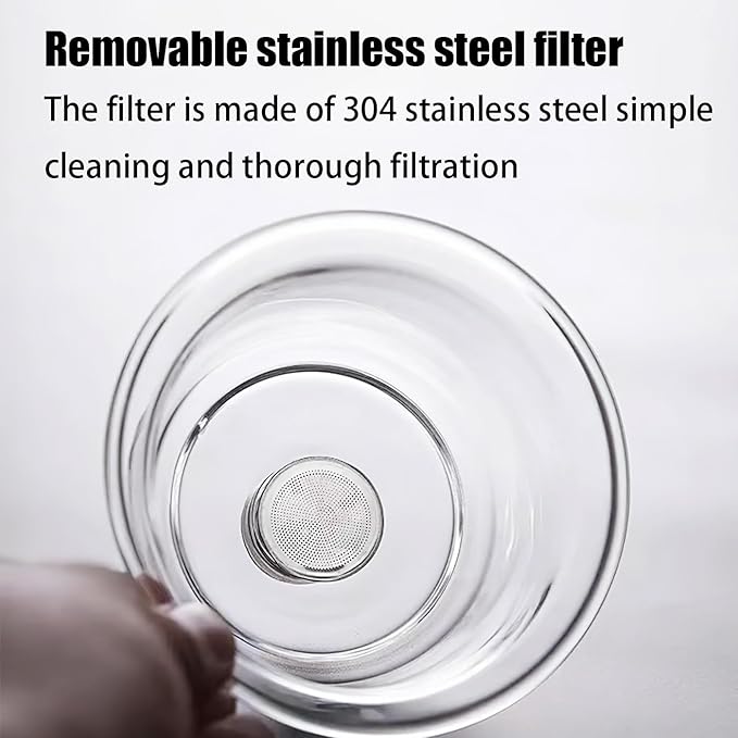 Semi Automatic Tea Set, Lazy Kungfu Tea Set, Lazy Kung Fu Drip Teapot, Magnetic Tea Pot With Magnetic Ball, Heat Resistant Gongfu Glass Teapot Set, Gift For Fathers Day, Thanksgiving Birthdays - Bloomnest