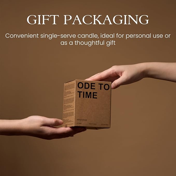 M&SENSE Teakwood Intense Candles for Home Scented Aromatherapy Candle Gift Set for Women and Men,7.05oz Soy Wax Long Lasting Amber Jar Candles Gift for Birthday Housewarming Mother's Valentine Day - Bloomnest