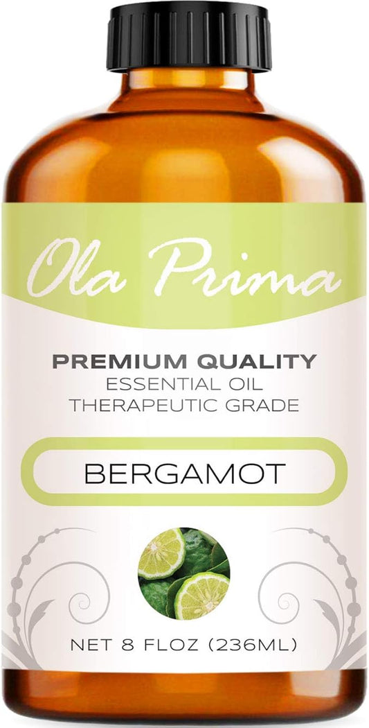 Ola Prima Bergamot Essential Oil for Aromatherapy - 8 Fluid Ounces - Bloomnest