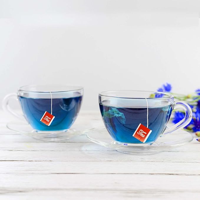 TEARELAE - Butterfly Pea Flower Tea - 50 Count Butterfly Pea Flower Tea Bags - Natural Coloring for Food, Baking, Iced Tea - Caffeine-Free, Non-GMO - Bloomnest
