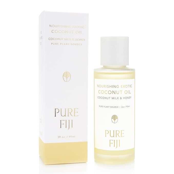 PURE FIJI Travel Size Nourishing Exotic Coconut Oil, Coconut Milk & Honey (3oz/90ml)