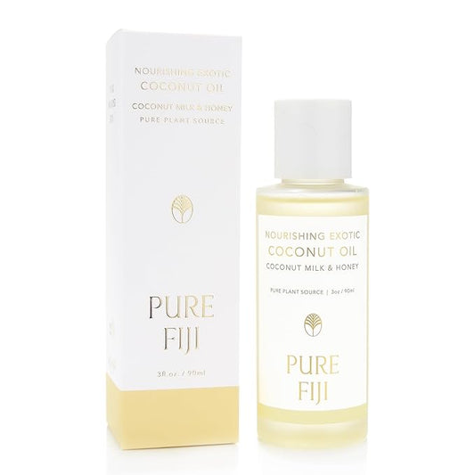 PURE FIJI Travel Size Nourishing Exotic Coconut Oil, Coconut Milk & Honey (3oz/90ml)