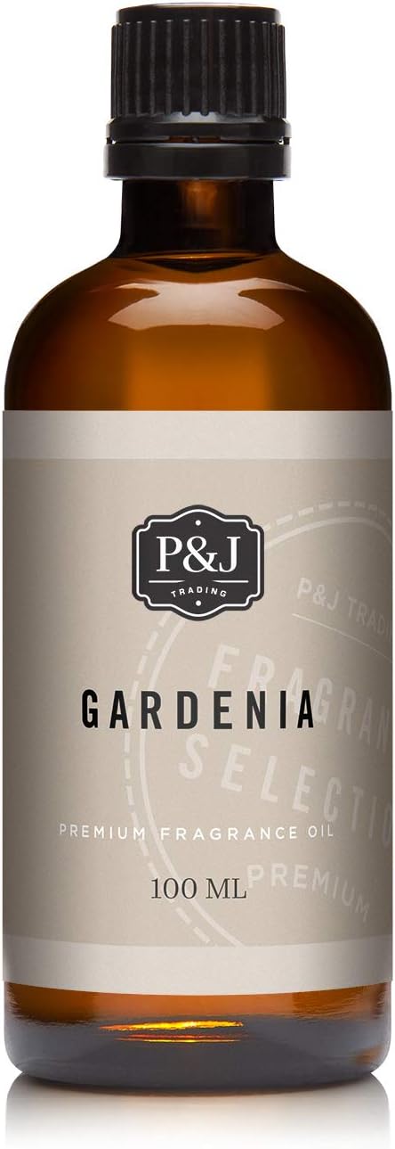 P&J Fragrance Oil Gardenia 100ml - Candle Scents, Soap Making, Diffuser Oil, Fresh Scent PJTrading