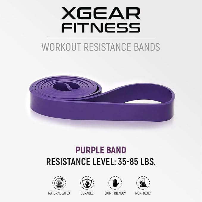 Pull Up Assist Bands - Heavy Duty Resistance Bands for Body Stretching, Powerlifting, Resistance Training - Bloomnest