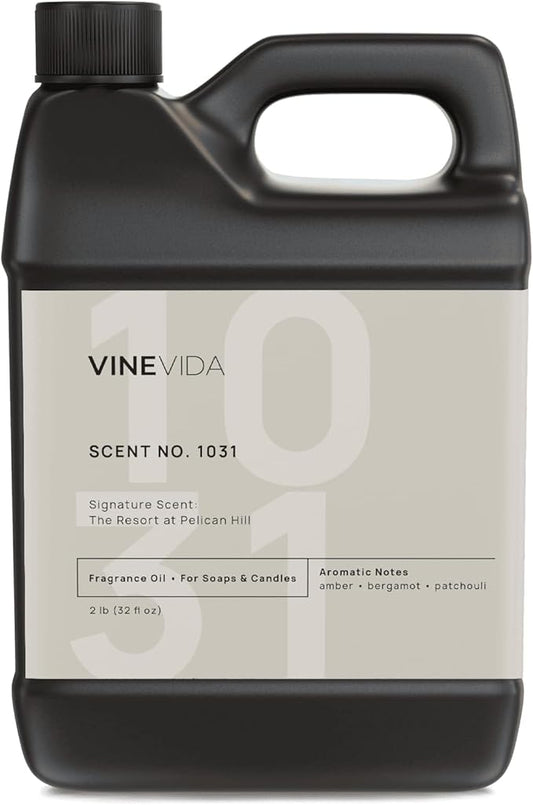 VINEVIDA Scent NO. 1031 Fragrance Oil for Cold Air Diffusers - 32oz (2lbs) - Inspired by: The Resort at Pelican Hill Hotel Fragrance Diffuser Oil - Hotel Scents for Home - Diffuser Oil VINEVIDA