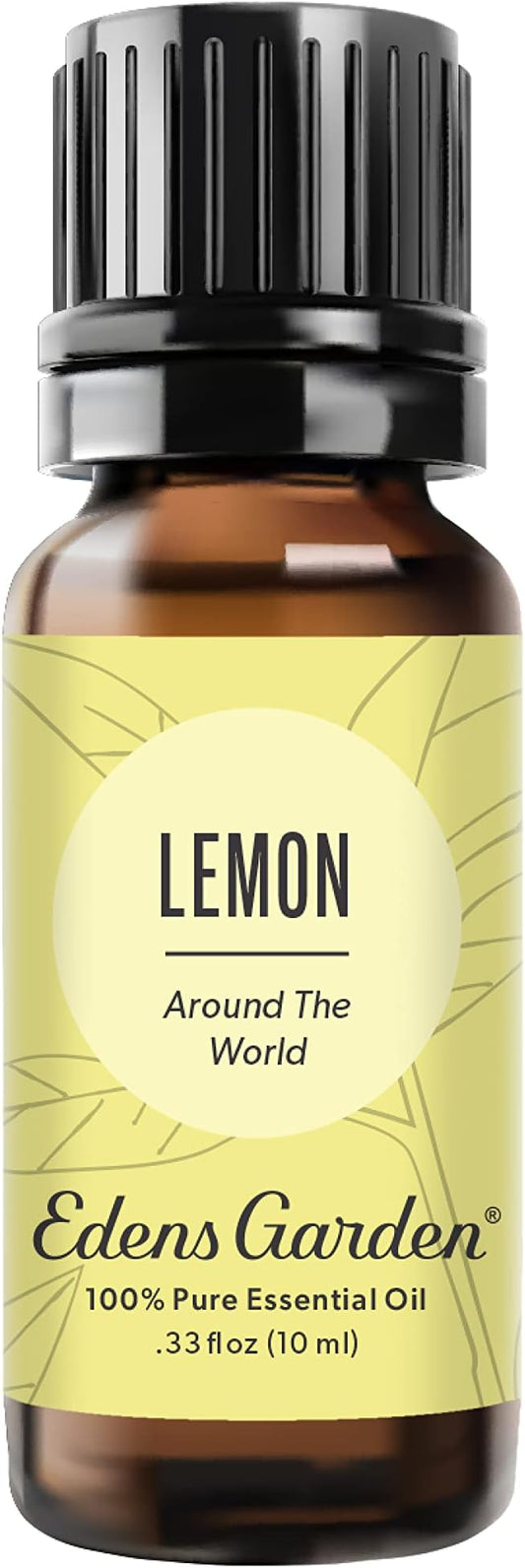 Edens Garden Lemon Around The World Essential Oil- 100% Pure Premium Grade, Undiluted, Natural, Therapeutic, Aromatherapy, The Best for Diffuser, Candle, Laundry, Humidifiers 10 ml (.33 fl oz) EdensGarden
