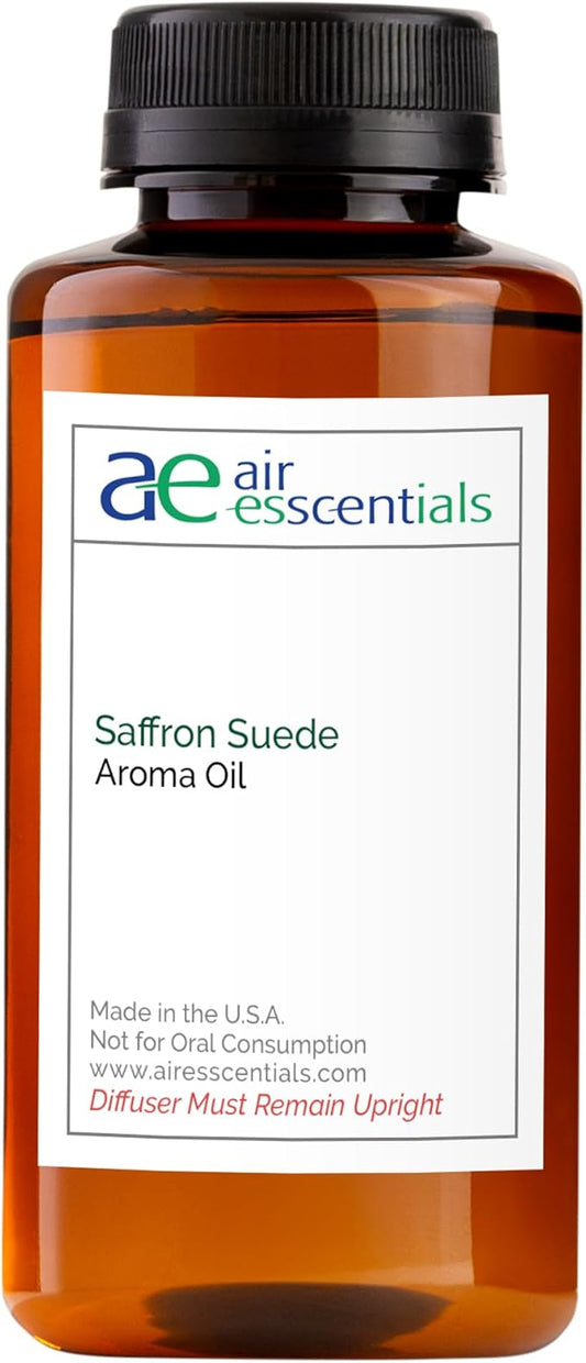 Saffron Suede Aroma Oil, Essential Oils Blend for Diffusers & Scent Machines, Bergamot Fresh & Light Floral, Aromatherapy, Cold Air Diffuser Compatible, 300 mL - Bloomnest