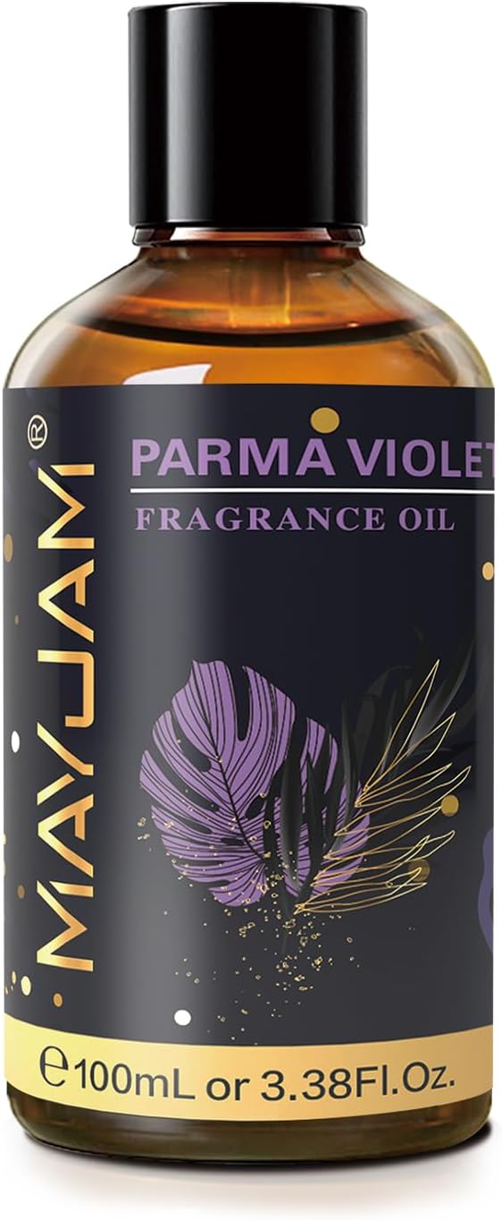 MAYJAM 100ML/3.38FL.OZ Parma Violet Fragrance Oils with Glass Dropper, Essential Oils for Diffusers for Home, Long Lasting Scented Oils for Diffusers Soap Candle Making - Bloomnest
