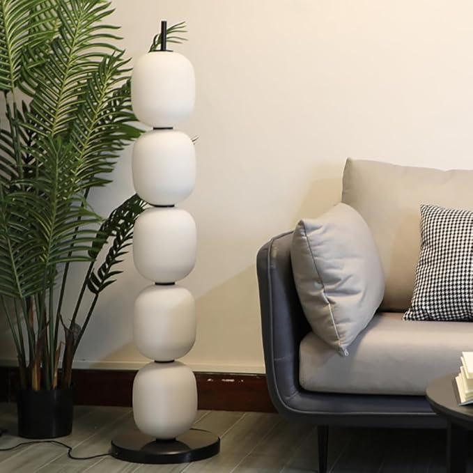 Nordic Floor Lamp LED Modern Fashion Creative Tomatoes on Sticks Standing Lights for Home Living Room Sofa Bedroom (C) - Bloomnest