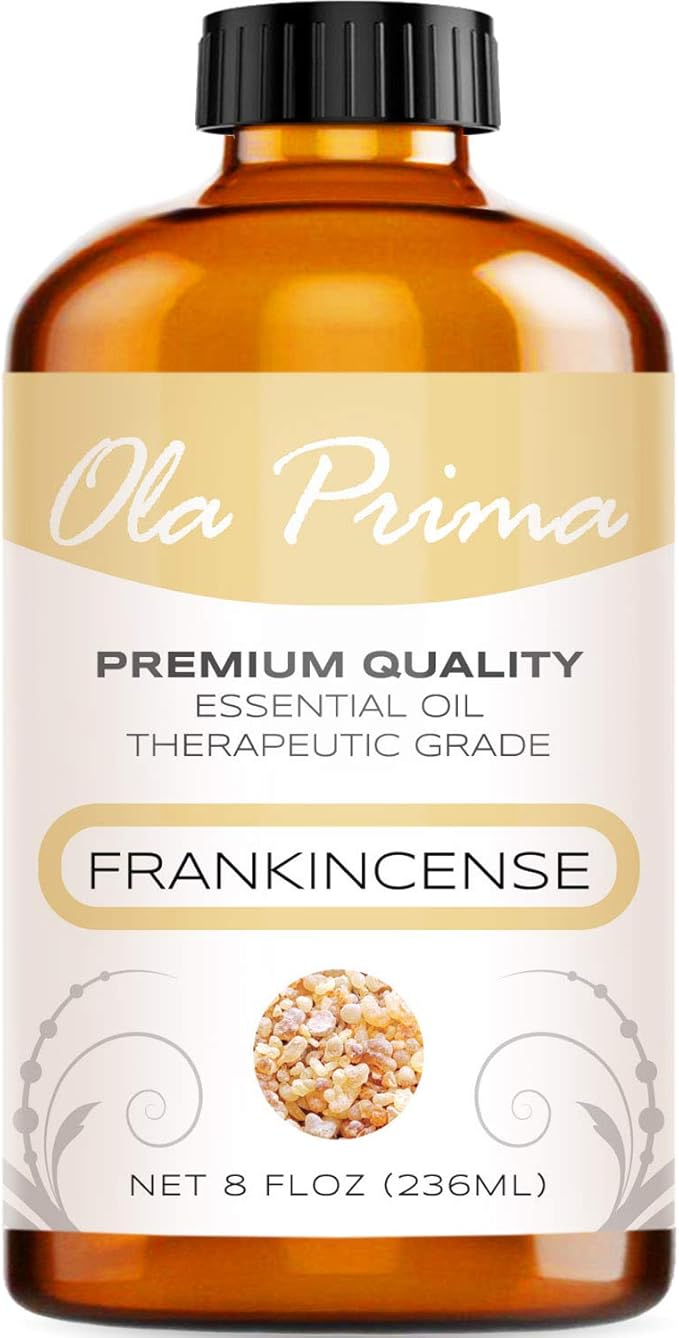 Ola Prima Oils 8oz - Frankincense Essential Oil - 8 Fluid Ounces - Frankincense Oil Therapeutic Grade - Bloomnest
