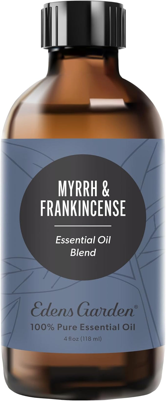 Edens Garden Myrrh Essential Oil- 100% Pure Premium Grade, Undiluted, Natural, Therapeutic, Aromatherapy, The Best for Diffuser, Skin, Face, Hair 118 ml (4 fl oz) EdensGarden