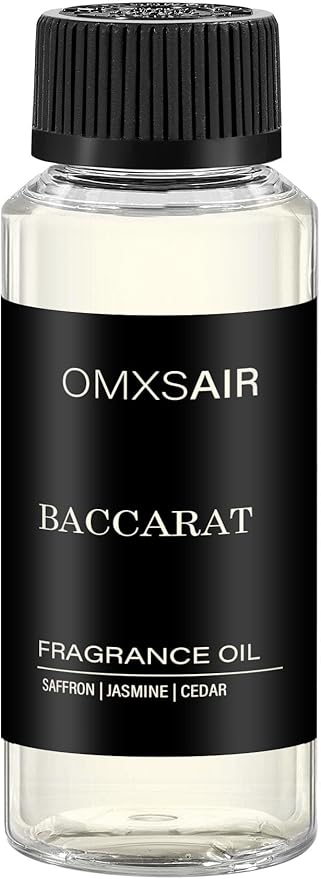 Baccarat Hotel Diffuser Oil Inspired by Baccarat 4.1 Fl Oz(120ml) - Hotel Fragrance Diffuser Oil & Home Luxury Scents - Saffron, Cedar,Ambergris Essential Oils Blend for Aromatherapy Diffuser - Bloomnest