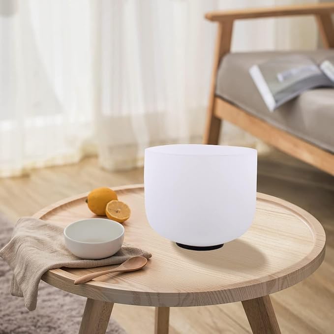 7inch 8inch 9inch Crystal singing bowls set sound bowl for healing Mindfulness, Meditation, Yoga, Spiritual and Body Healing Chakra Bowl (7G+8F+9C, 7inch+8inch+9inch with Travel bag)