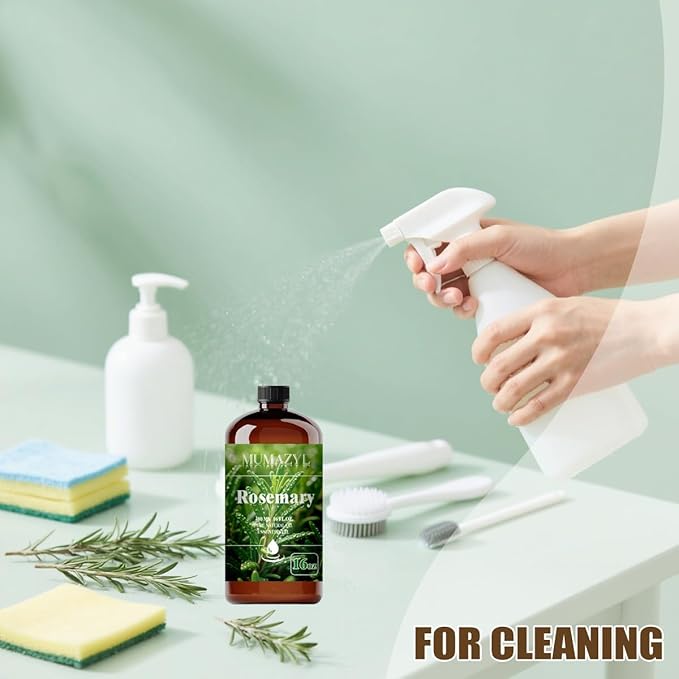 Rosemary Essential Oil, Rosemary Oil 16 Fl Oz 480ML for Diffuser Humidifier Yoga Cleaning DIY Candle Soap Making Essential Oils - Bloomnest