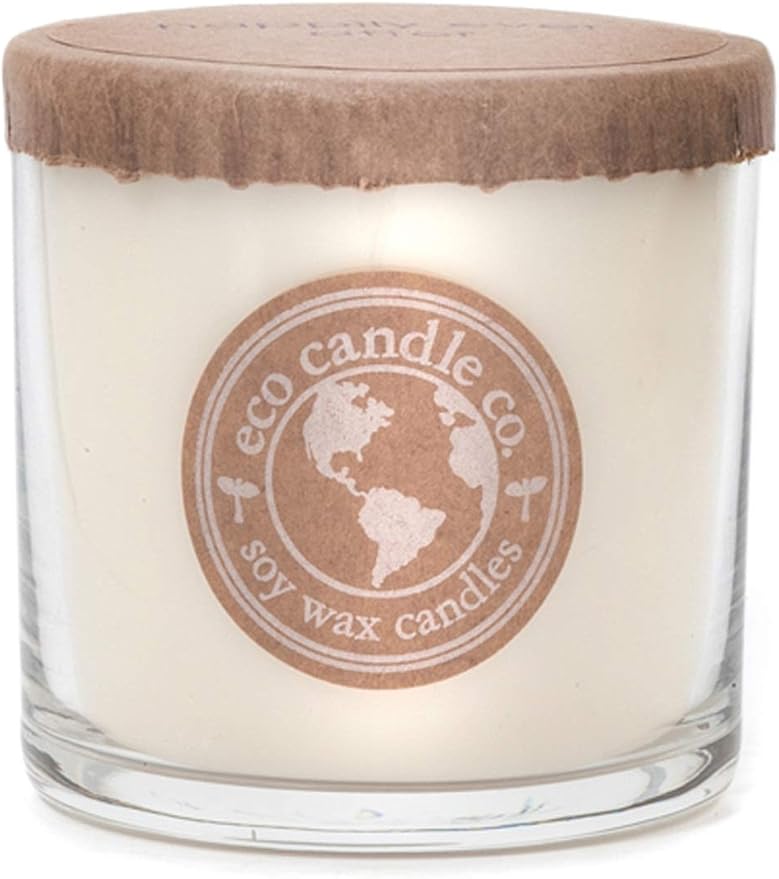 ECO CANDLE CO. Recycled Candle, Happily Ever After, 6 oz. - Scents of Wedding Bouquets - 100% Soy Wax, No Lead, Kraft Paper Label & Lid, Hand Poured, Phthalate Free, Made from Midwest Grown Soybeans - Bloomnest