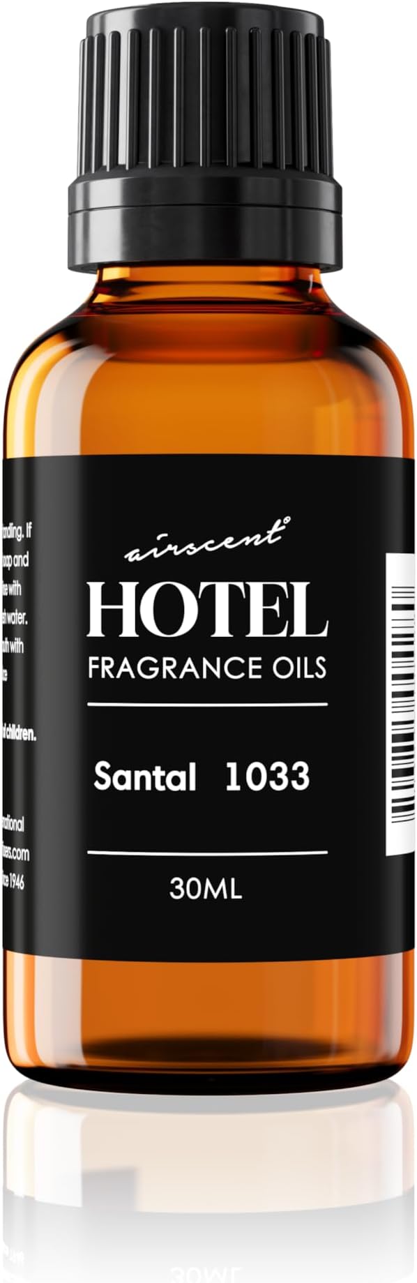 AirScent Santal Diffuser Oil No. 1033 - Santal-33-Inspired Perfume Dupe - Premium Fragrance Oil Blend for Ultrasonic and Waterless Diffusers and Crafting - 30 mL, 1 fl oz Glass Bottle with Dropper - Bloomnest