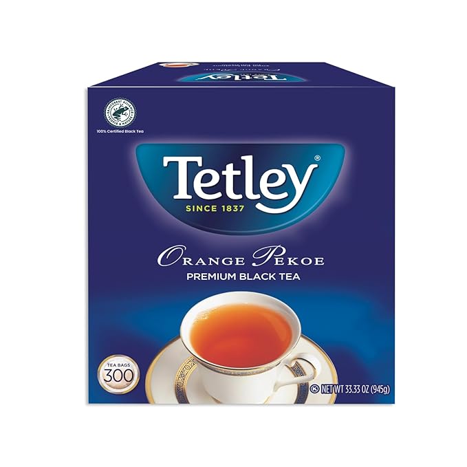 Tetley Tea, Orange Pekoe, Food Service Size 300Count 945g Tea Bags - Bloomnest