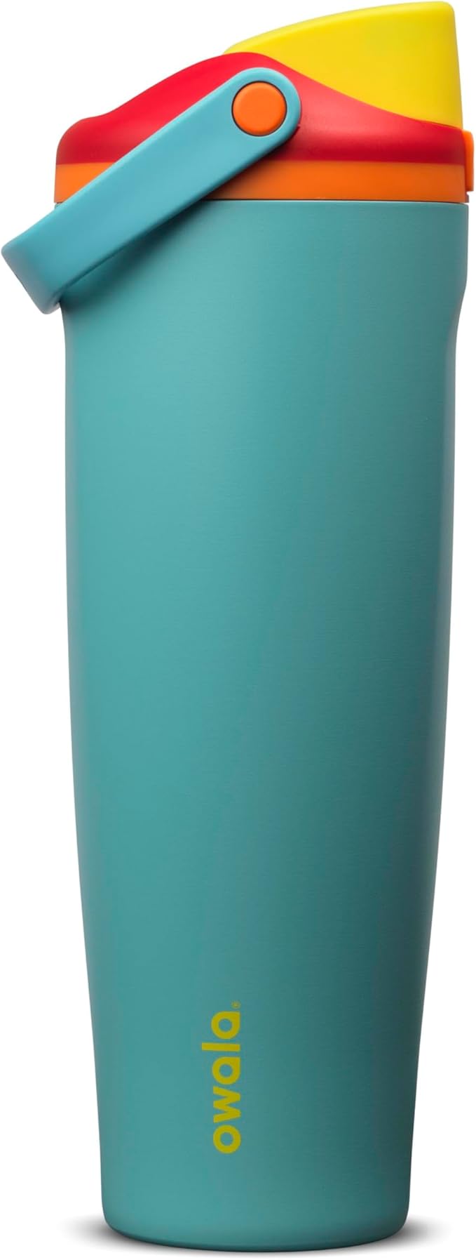 Owala FreeSip Sway Insulated Stainless Steel Water Bottle with Two-Way Spout, Built-In Straw and Bucket Handle, Made for Travel, School, and Sports, 40oz, BPA Free, Leak Proof, Summer Sweetness Owala