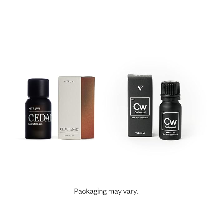 Vitruvi Cedarwood, 100% Pure Premium Essential Oil (0.3 fl.oz) vitruvi
