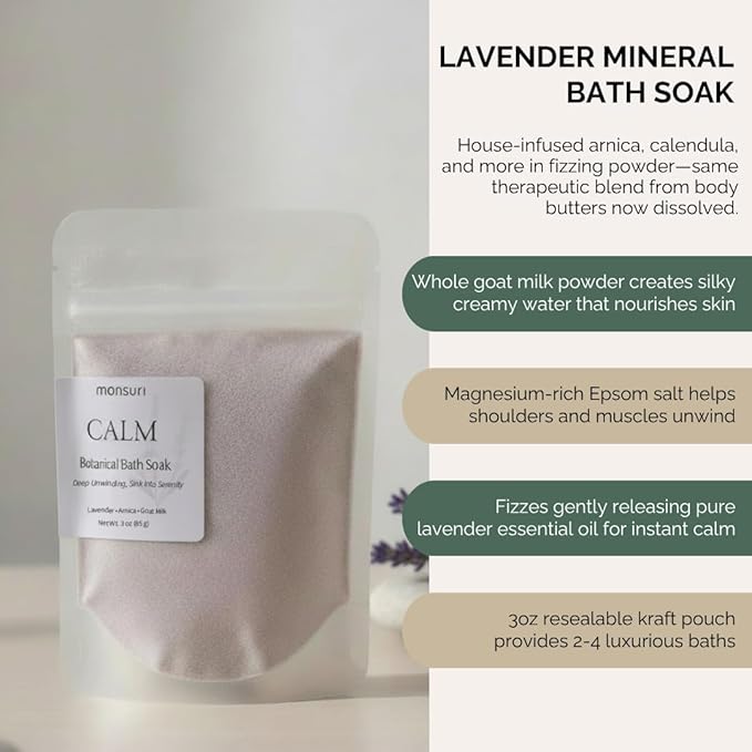 Relaxing Bath Gifts for Mom | Wind-Down Ritual with Lavender Candle, Bath Bomb, Soak, Body Butter, Oatmeal Soap Bar - Mom Birthday Gifts for Women, Self Care Package, Mother's Day Gifts - Bloomnest