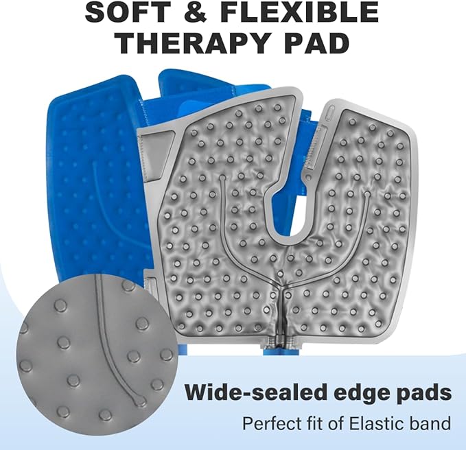 Ice Machine for Knee After Surgery for Post-Surgery Care, Cold Therapy Machine System for Knee and Joint Compression Pad, Strong Joint Compression Pad, Lightweight 6-Quart Cooler - Bloomnest
