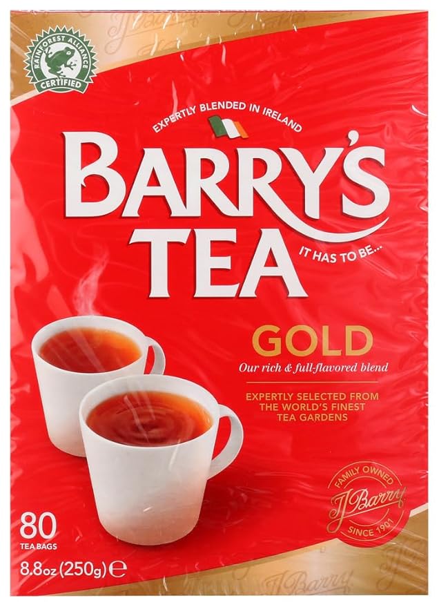 Barry's Tea Bags, Gold Blend, 80 Count (COMINHKG041738) - Bloomnest