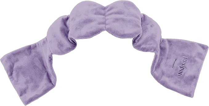 Nodpod Weighted Blanket & Sleep Mask Bundle – Ultra-Soft Body Blanket with Glass Beads + Light-Blocking Eye Mask – Relaxation, Comfort, Travel & Better Sleep - Wisteria - Bloomnest
