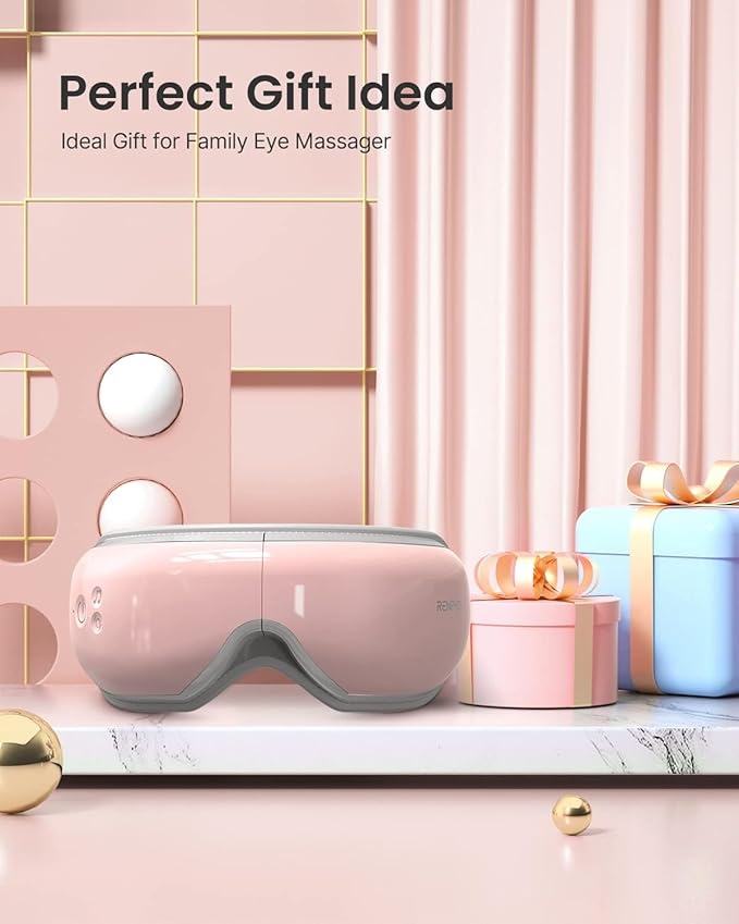 RENPHO Eyeris 1 Eye Massager with Heat, Birthday Gifts Eye Mask for Mom Dad Women Men Her Him, Smart Sleep Mask for Relax, Reduce Strain - Bloomnest