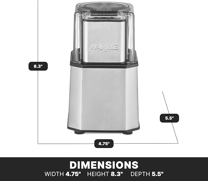 Waring Commercial WSG30 Commercial Medium-Duty Electric Spice Grinder - Bloomnest
